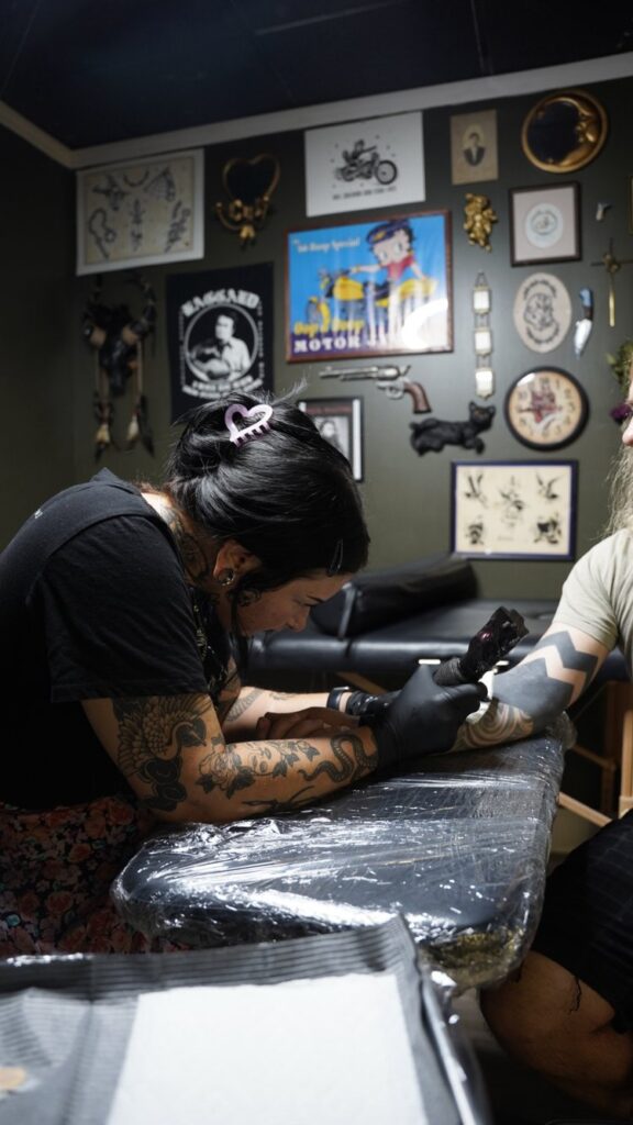 denielle white tattoo apprentice
