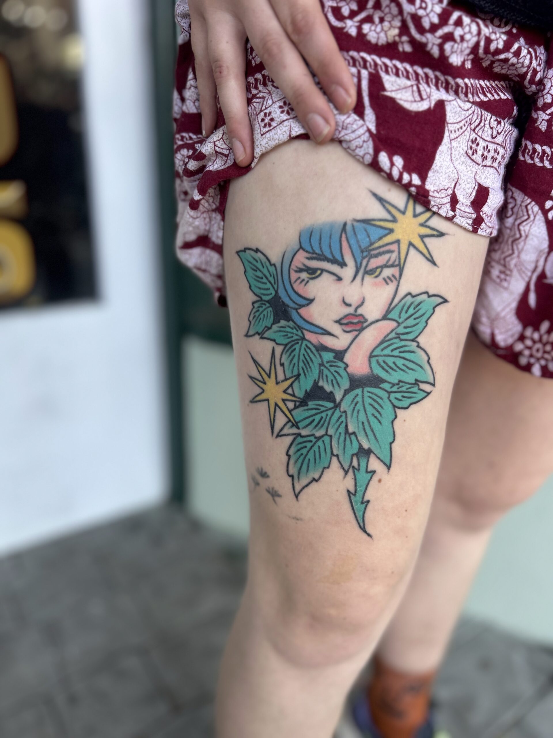 vibrant traditional tattoos