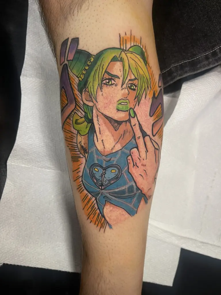 anime inspired tattoo