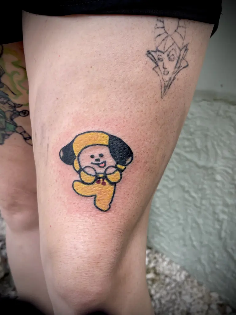 cartoon like tattoo