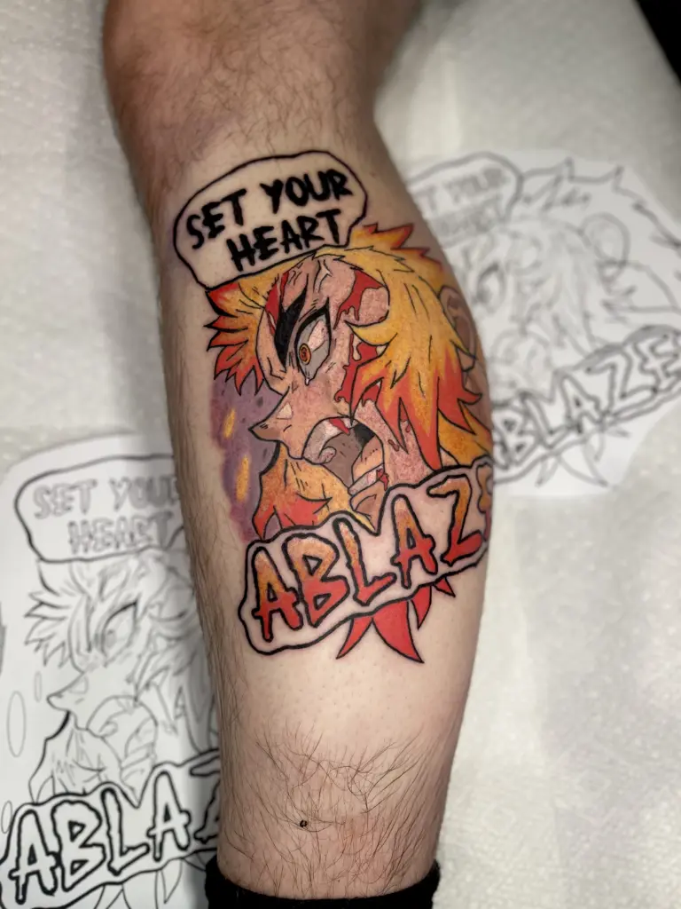set your heart ablaze tattoo